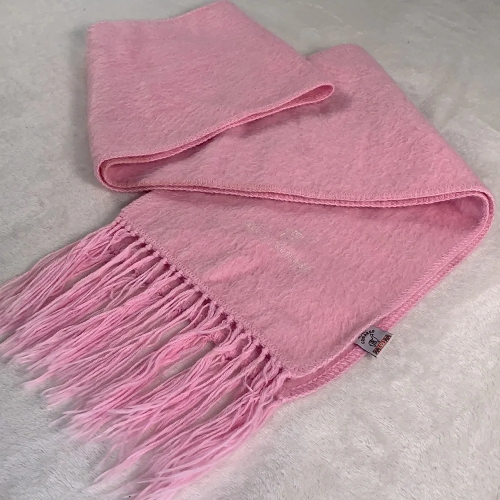 Camargo Peruvian Alpaca Fringe Scarf and Gloves
